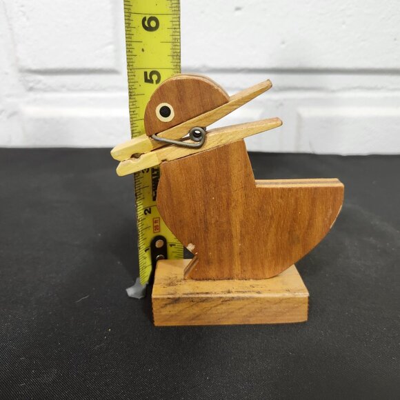 Vintage Wooden Duck Recipe Holder - Picture 4 of 5